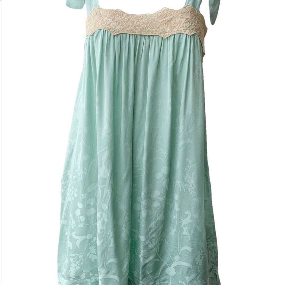 Spell & the Gypsy Ocean Mini Dress, Seafoam XL